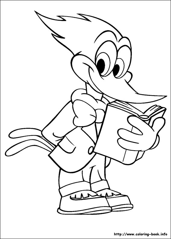 Woody Woodpecker kolorowanki